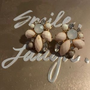 Statement crystal earrings